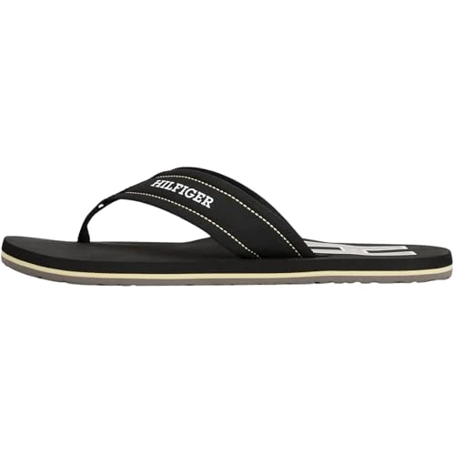 Begrenztes Angebot: Tommy Hilfiger Herren Hilfiger H Padded Beach Sandal Fm0fm05536 Zehentrenner von 32.22 EUR auf 32.22 EUR (Rabatt 0%)
