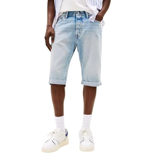 Offre limitée : Tommy Jeans Homme Ryan CBF Ci8010 Dm0dm21721 Short 5 Poches, Denim (Denim Light), 29W EU de 48.74 € à 48.74 € (0.00% de remise)