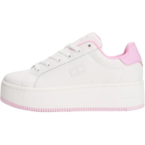 Limited offer: Tommy Jeans Womens Tjw Flatform Patent Sneaker En0en02864 from 109.90 EUR to 52.66 EUR (save 52%)