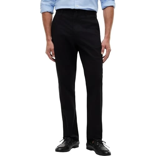 Tommy Hilfiger Core Mercer Essential MW0MW40263 Chino en sergé pour Homme Noir Taille 40 W/30 L, Noir (Noir), 40W / 30L