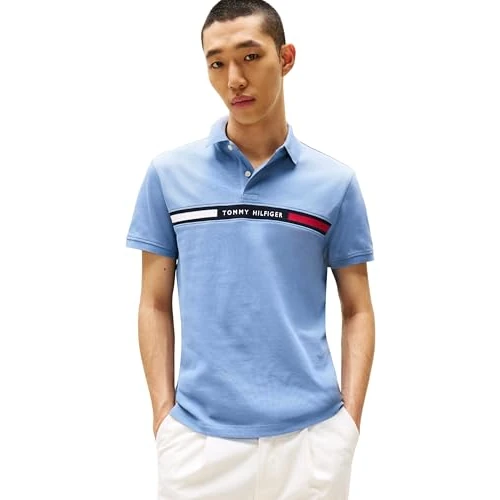 Tijdelijke aanbieding: Tommy Hilfiger Poloshirt met korte mouwen voor heren, borstinsert, regular fit van 57.78 € naar 57.78 € (0.00% korting)