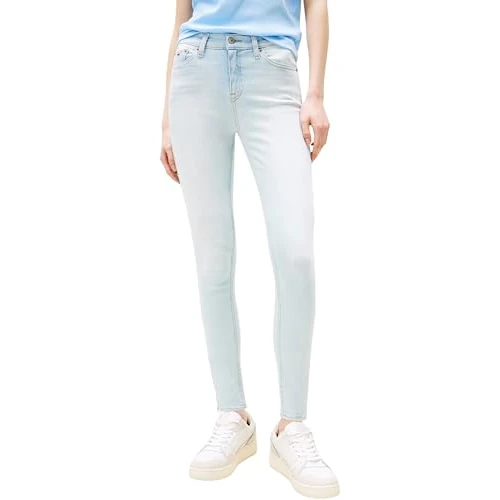 Offerta a tempo: Tommy Jeans Donna Jeans Nora Skinny Fit, Blu (Denim Ultra Light), 32W/33L - 82% da 109.90 € a 19.77 €