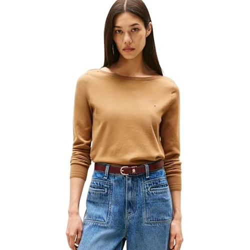 Tommy Hilfiger Truien voor dames, Bruin (Hickory), XXS