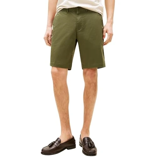Offerta a tempo: Tommy Hilfiger Pantaloncini Uomo Brooklyn Short Corti, Verde (Dark Greenery), 29W - 20% da 54.99 € a 43.99 €