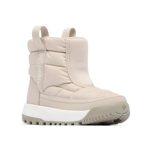 Columbia Youth SNOWTROT Mid, Botas para Nieve, Soft Taupe, Sea Salt, 39 EU