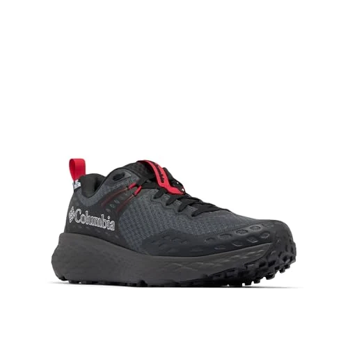 Columbia Konos TrsLow Rise Trekking- en wandelschoenen voor heren, Donkergrijs Mountain Rood, 42.5 EU