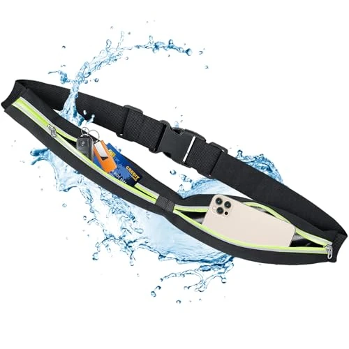 Offerta a tempo: AiQInu Fascia Porta Cellulare Running, Marsupio Donna Uomo, Marsupio Corsa per Jogging, Viaggi, Escursioni, Sport, Camminata, Outdoor - Verde - 0.00% da 7.64 € a 7.64 €