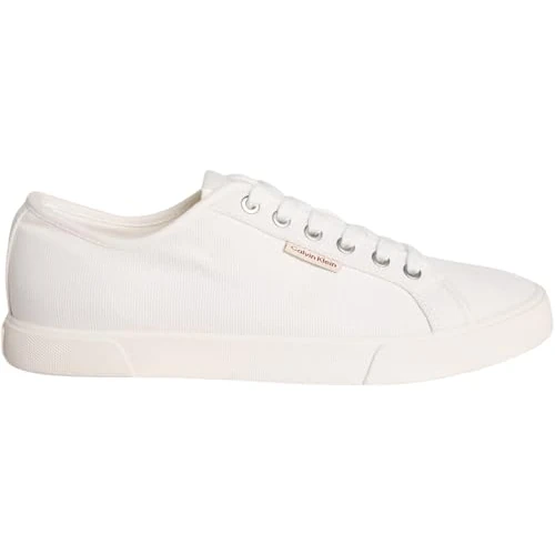 Calvin Klein Jeans Men's ESS Vulc Low MG CV YM0YM01301 Low Top, White (Triple Bright White), 9