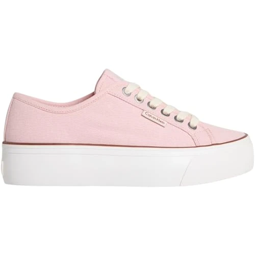 Limited-time offer: Calvin Klein Women’s Logo Tag Platform Vulcanised Trainers, Pink (Sweet Pink/Cappuccino), 5 from 70.00 GBP to 41.99 GBP (save 40%)