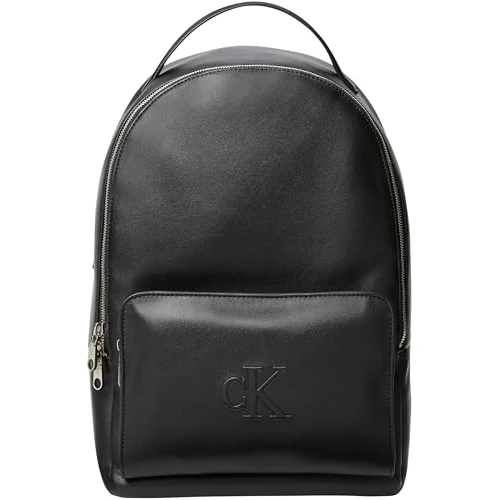 Calvin Klein Jeans Dames SCLPTD IMPRSSSN SLM LV04K3165G rugzak, zwart (zwart), één maat, Zwart (zwart), Eén maat