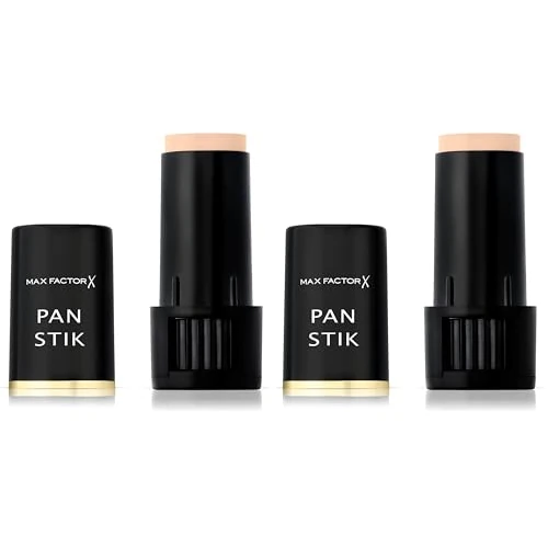 Offerta a tempo: Max Factor - Fondotinta Compatto Pan Stik - Stick Multiuso 3in1: Fondotinta, Correttore e Contouring - 012 True Beige - 9 g (Confezione da 2) - 41% da 16.74 € a 9.80 €