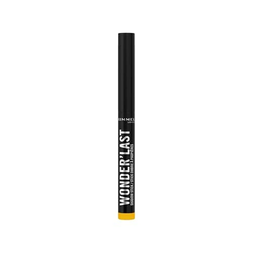 Rimmel Wonder'Last, 012 Mango Lassi, Fard à paupières stick, Couleur intense, Application facile, Confort longue durée, Texture ultra-crémeuse, Formule vegan, 1,64 g