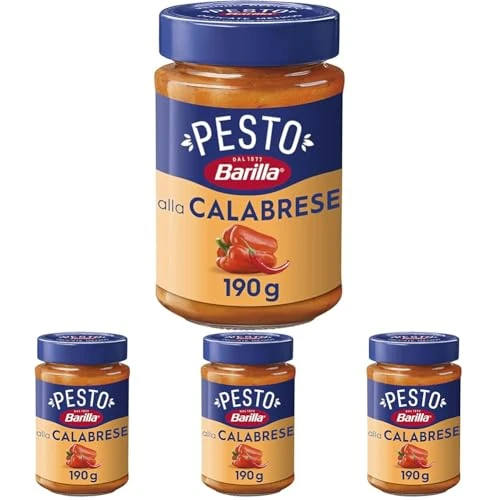 Barilla Pesto Alla Calabrese 190g (Lot de 4)