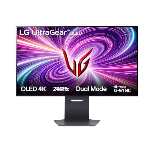 Offerta a tempo: LG UltraGear OLED 32GS95UV Monitor Gaming 32", UHD 4K (3840x2160), OLED, 240Hz, 480Hz in FHD con Dual Mode, 0,03ms (GtG), G-Sync, FreeSync Premium Pro, HDR 400 True Black, HDMI 2.1, DisplayPort, Nero - 0% da 829.99 € a 829.99 €