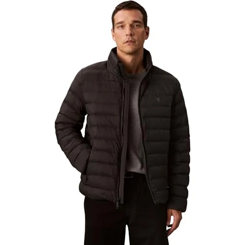 Offerta a tempo: Calvin Klein Uomo Giacca Imbottita Nylon Hooded Puffer con Cappuccio, Nero (Black), XL - 50% da 179.90 € a 89.99 €