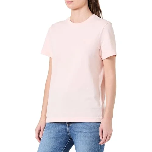 Offerta a tempo: Calvin Klein Donna T-Shirt Maniche Corte Archive Jersey Tee con Scollo Rotondo, Rosa (Cloud Pink), L - 0.00% da 19.53 € a 19.53 €