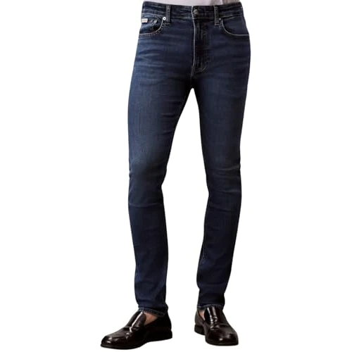 Offerta a tempo: Calvin Klein Jeans Jeans Uomo, Blu (Oil Slick), W32 / L30 - 40% da 99.90 € a 59.85 €