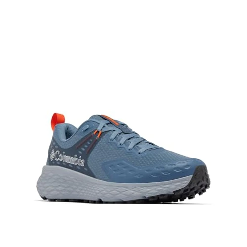 Columbia Konos TRS - Tenis de Correr para Hombre, Montaña/Naranja Picante, 41 EU