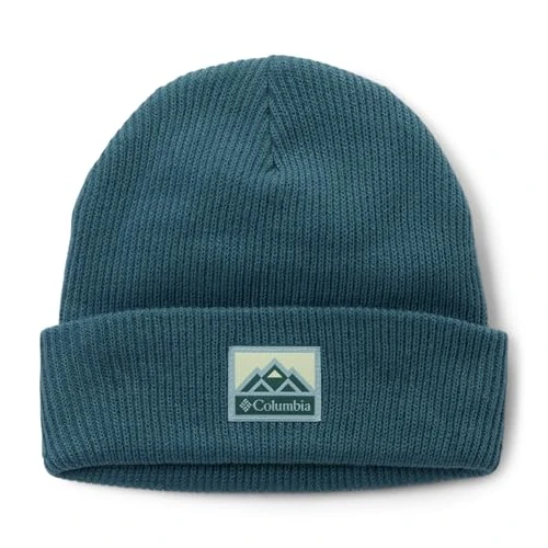 Columbia Unisex Whirlibird Cuffed Beanie, Beanie, Everblue/Mountains, One Size