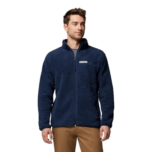 Offre limitée : Columbia Fermeture à glissière intégrale Rugged Ridge High Pile, couche extérieure en polypolaire, 100% polyester, poche poitrine, poches pratiques, bordure de col flexible - Hommes de 46.75 € à 67.31 € (-43.98% de remise)