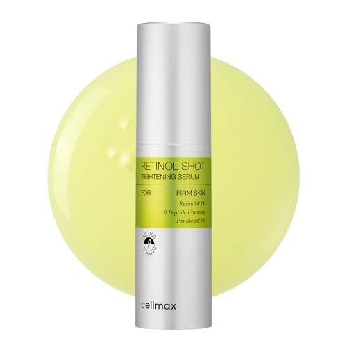 Offerta a tempo: celimax Siero Rassodante Vita A Retinol Shot Con Vitamina A Pura, Retinolo, Peptide, Minimizzatore Di Pori, Rughe E Linee Sottili, Pelle Più Soda 30 Ml - 64% da 30.00 € a 10.73 €