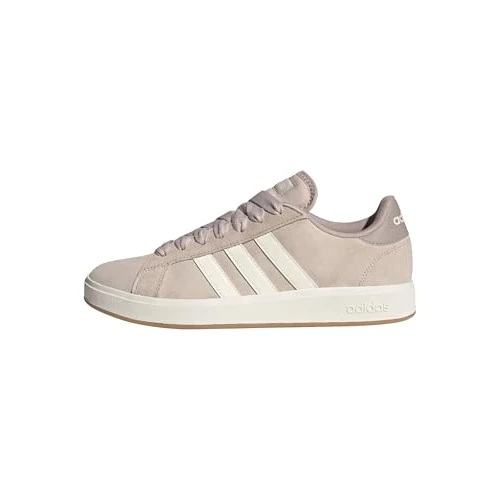 adidas Men's Grand Court Base 00s Shoes, Wonder Taupe/Off White/Grey, 11 UK