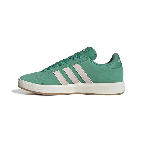 adidas Grand Court Base 00s Shoes, Zapatillas Mujer, Court Green Putty Malva Blanquecino, 36 EU