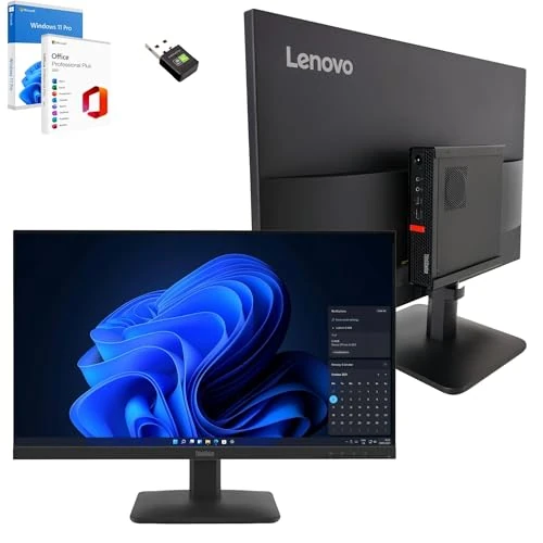 Oferta limitada: Lenovo Computadora Completa con Monitor 27" i5 8500 16GB RAM 1 Tera SSD Win 11 Pro Office 2021 Pro 36 Monate Garantie -c27-40 de 559.00 EUR a 559.00 EUR (ahorro 0%)
