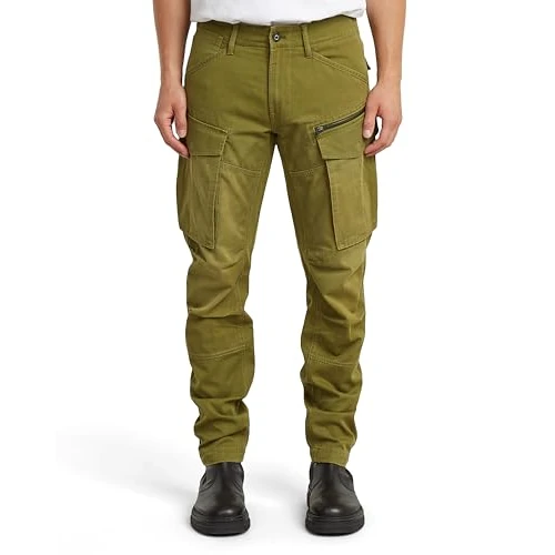 G-STAR Men's Rovic Zip 3D Regular Tapered Pants, Green (Mayfly D02190-c962-g985), 29 W/30 L