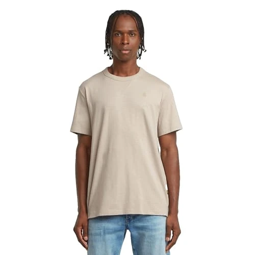 Limited-time offer: G-STAR Men's Nifous T-Shirt, Beige (Dk Brick D24449-b255-1214), XS from 40.00 £ to 7.09 £ (save 82%)