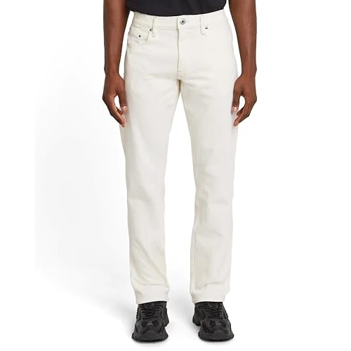 Offerta a tempo: G-STAR Mosa Straight Jeans Uomo, Beige (96 Ecru Mom Washes D23692-d552-h161), 31W / 34L - 50% da 119.95 € a 59.97 €