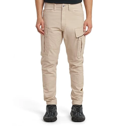 G-Star Homme Pantalon Cargo Zip Pocket 3D Skinny 2.0, Beige (dk brick D24307-D504-1214), 31W / 30L