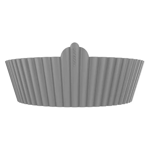 Cecotec Pack 3 Moldes Silicona Circulares para Airfryer de 5-8L Cecofry Bucket Pack Accessories. Silicona Libre de BPA, Reutilizable, Temperaturas desde -40 °C hasta +250 °C, Fácil Limpieza, 22x6cm