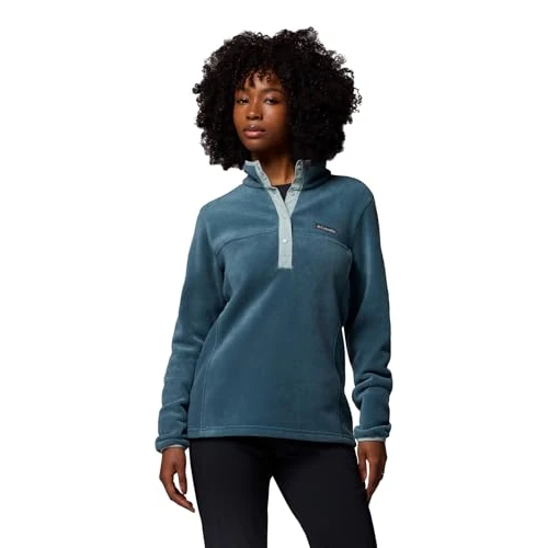 Limited-time offer: Columbia Women's Benton Springs 1/2 Snap Pull Over 2, Fleece Pull Over, Everblue/Crushed Blue, XL from 45.00 GBP to 31.50 GBP (save 30%)