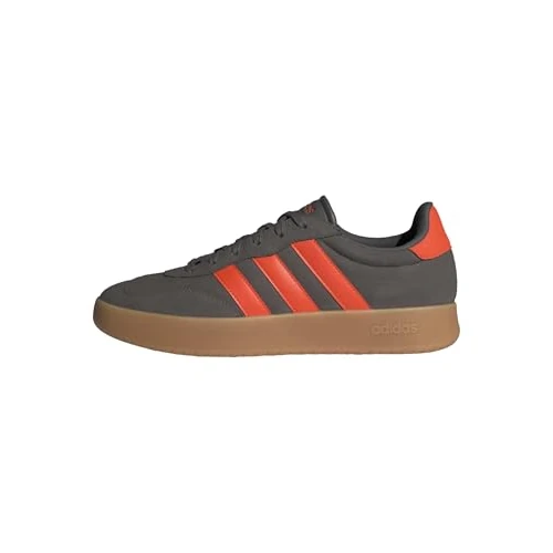 adidas Herren BARREDA Shoes, Charcoal/Impact Orange/Gum, 44 EU