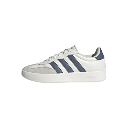 adidas Men's BARREDA Shoes, Off White/Preloved Ink/Grey One, 10 UK