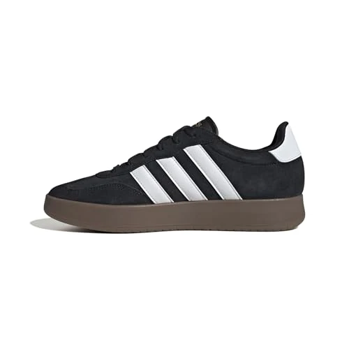 Adidas Hombre BARREDA Shoes, Core Black/FTWR White/GUM5, 40 EU