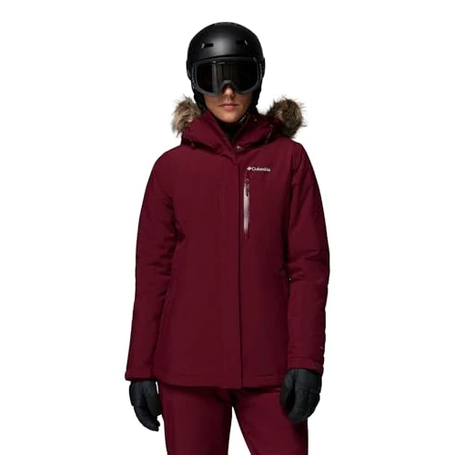 Columbia Ava Alpine II Isolationsjacke, Wärmeisolierung, Atmungsaktives Material, Wasserdicht, Verstellbare Details, Abnehmbares Kunstfell, Praktische Taschen - Damen