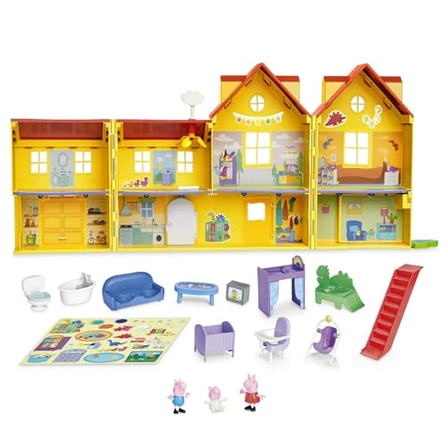 Oferta limitowana: Peppa Pig Zestaw do Zabawy Świnka Peppa Duży Dom Rodzinny Peppy z 149.84 zł na 134.86 zł (oszczędź 10%)