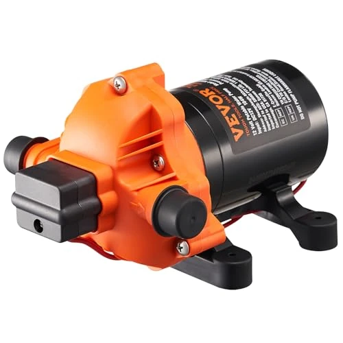 Offerta a tempo: VEVOR Pompa a Membrana 12V, 3,5 GPM 13,25 L/min, Pompa per Acqua a 3 Camere 12 Volt CC con Pressostato Automatico 40-100 PSI Regolabile, 50 PSI, Porta MNPT per Camper Yacht Food Truck Camper Nautica - 0.00% da 47.90 € a 47.90 €