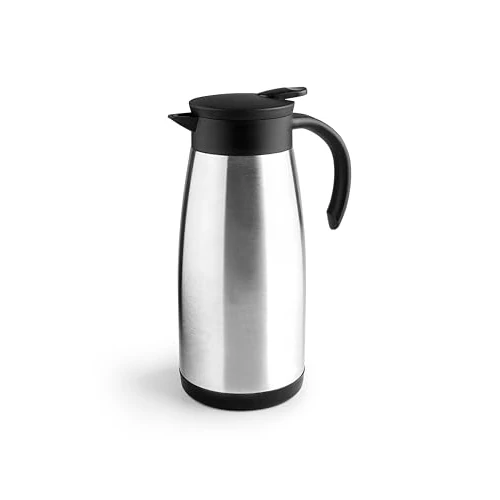 Offre limitée : IBILI - Carafe isotherme double paroi en acier inoxydable 18/10 1400 ml, Métallique, Metallic Silver de 18.11 € à 17.30 € (4% de remise)
