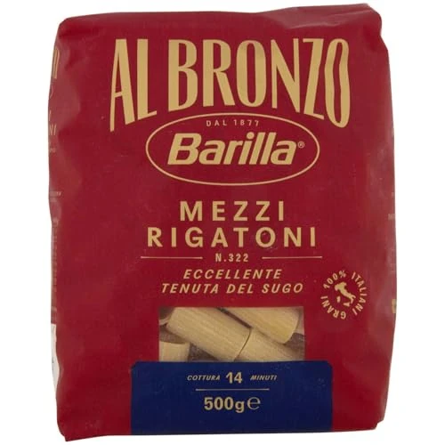 Offerta a tempo: Barilla Mezzi Rigatoni Bronzo, 500g - 37% da 1.25 € a 0.79 €