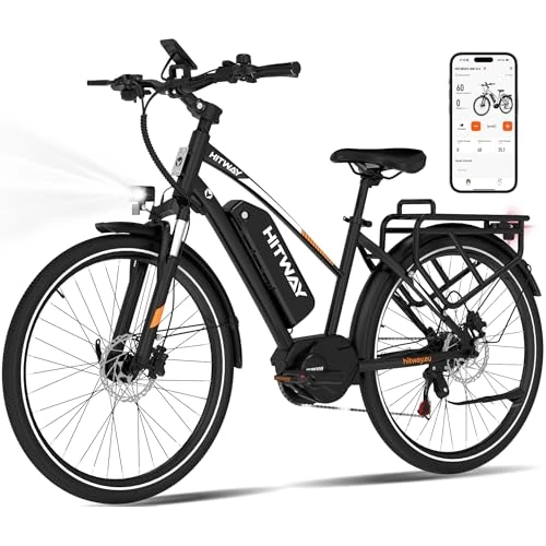 Limited-time offer: HITWAY Electric Bike for Adults, 28" Electric Bicycle Commute E-bike with 36V 12/13Ah Removable Battery, 250W Motor, 7-Speed Gear, City E Bike Ebikes Assist Range up to 35-100Km from 899.99 £ to 899.99 £ (save 0.00%)