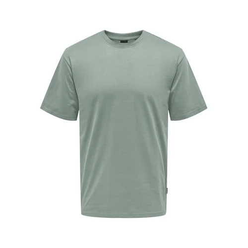 ONLY & SONS Onsfred Life RLX Ss Tee Noos, Iceberg Green, XS