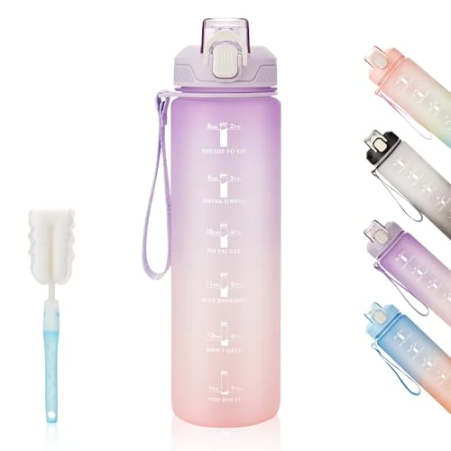 Offre limitee: YC Kitchen Gourde Sport 1L -Bouteille d'eau, étanche et sans BPA Bouteille d'eau de sport pour le fitness, la gym et les sports de plein air de 11.99 EUR a 11.99 EUR (economie 0%)