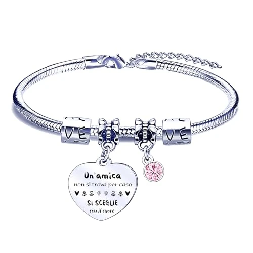 Oferta limitada: FGHJK Regalo Amiga Regalo Mejor Amiga Regalo Navidad Amiga Pulsera Amiga Pulsera Amistad Regalo Amiga Cumpleaños Pulsera para Mejor Amiga Ideas Regalos Navidad 2024 Ofertas, L, Acero inoxidable, No es de 11.06 EUR a 11.06 EUR (ahorro 0%)