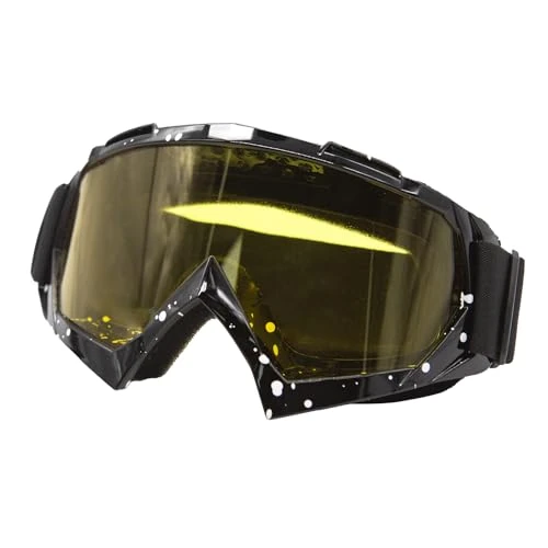 YAMEIZE Occhiali da Motocross Motociclo Mascherina Moto Ciclismo Occhiali Sportivi Anti-Nebbia Occhiali Ciclismo Moto OTG Brillenträger