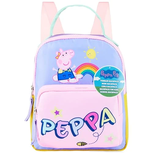 Offerta a tempo: Get Trend Peppa Pig Zainetto Bambina Borsa Zaino Piccolo Carina Zaino Asilo Bimba Scuola Materna Viaggio Idee Regalo (Multi Peppa Pig) - 0.00% da 9.99 € a 9.99 €