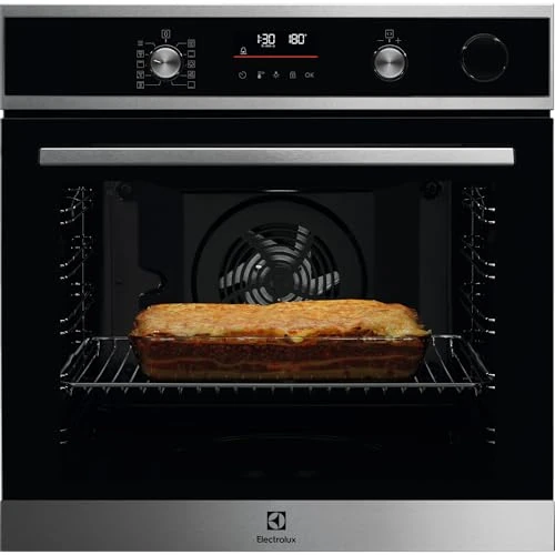ELECTROLUX EOC6H77X - Cocina eléctrica negra A+ Steam Crip Serie 700