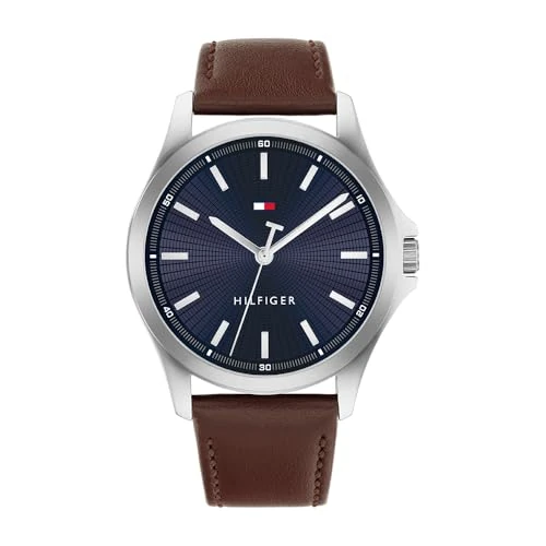Offre limitée : Tommy Hilfiger Montre à Mouvement à Quartz Trois Aiguilles pour Homme - Disponible avec Bracelet en Acier Inoxydable ou en Cuir de 99.00 € à 99.00 € (0.00% de remise)
